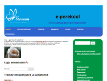 Tablet Screenshot of e-perekool.ee